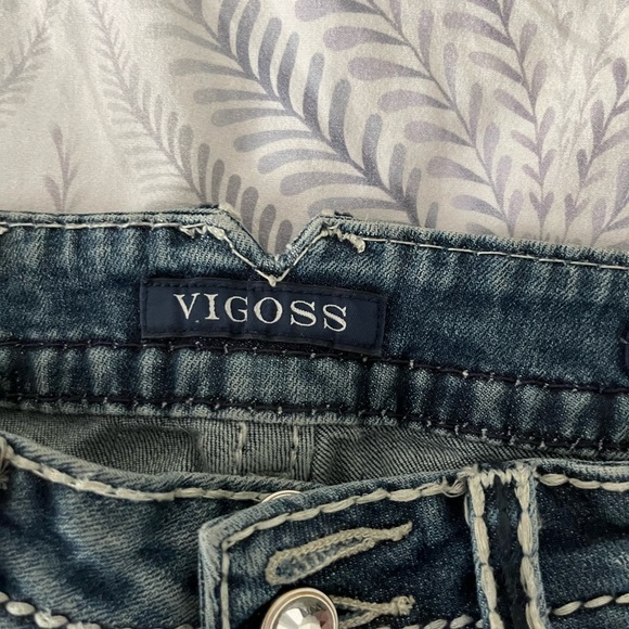 Gently worn Vigoss Light blue jeans size 28 waist length 33 - Picture 2 of 4